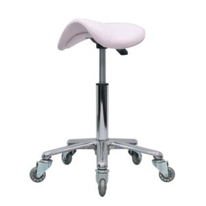 saddle stool white beauty