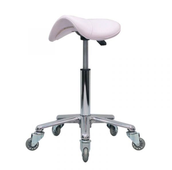 saddle stool white beauty