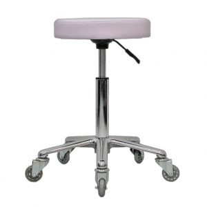 white round beauty stool