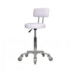 white round stool with back beauty