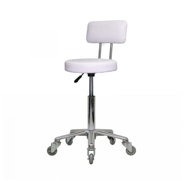 white round stool with back beauty