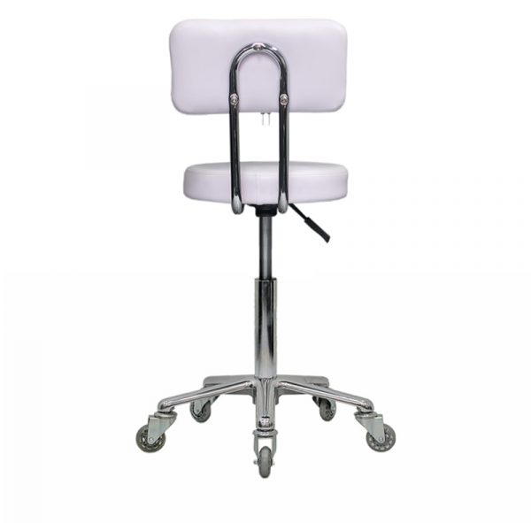 white round beauty stool
