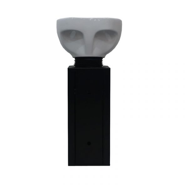 single wash basin white