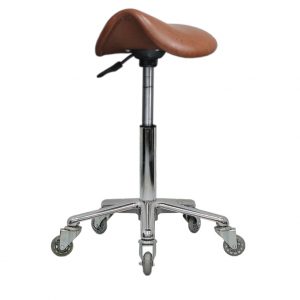 saddle stool tan