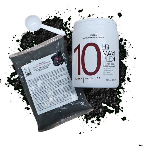 HQ Maxi Plex Charcoal Bleach Powder - Image 2